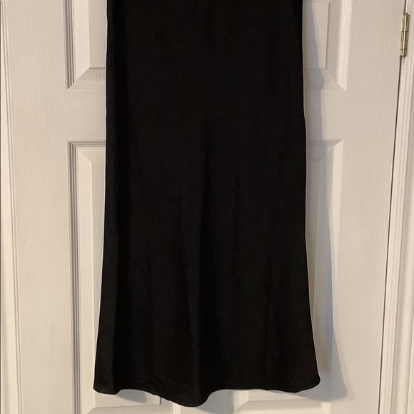 JoeFresh NWT Faux Silk Black Skirt - Picture 2 of 6
